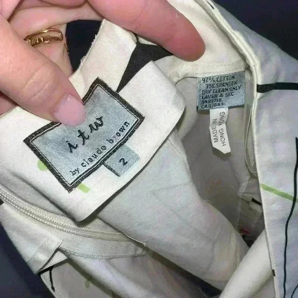 VINTAGE CLAUDE BROWN MARTINI SKIRT - Picture 4 of 9